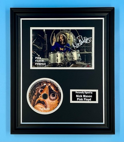 Nick mason signed photo cd - nick,
