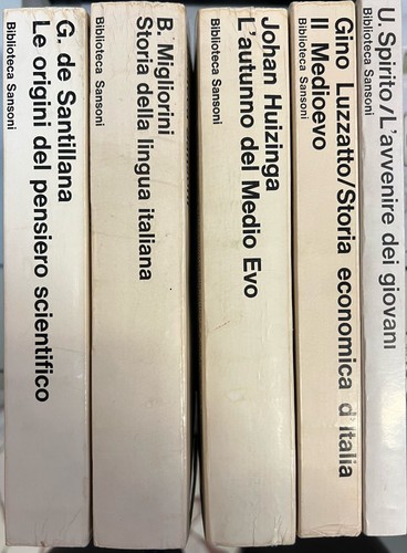 Biblioteca storica sansoni - biblioteca,