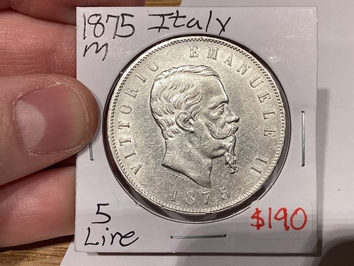 Italia 1875 lire milano - 5,