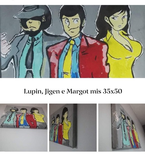 Quadro lupin jeghen margot - margot,
