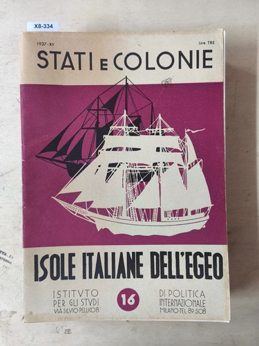 Stati colonie isole italiane - isole,