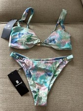 Bikini nero acqua lucido nuovo