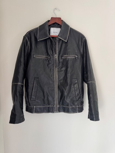 Giacca ecopelle bershka - giacca,