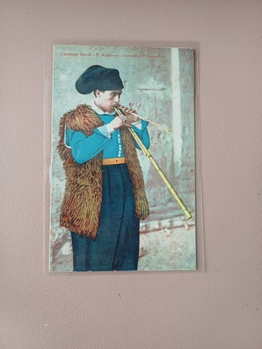 Cartolina costumi sardi - cartolina,