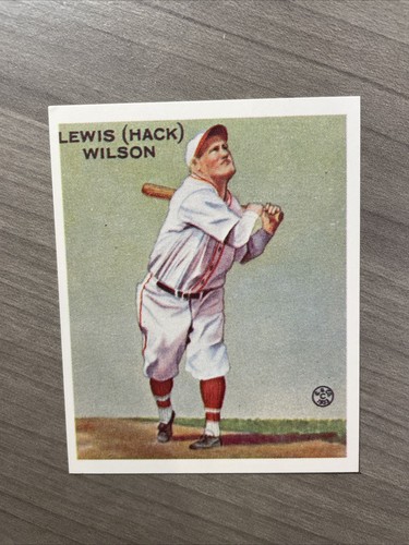 211 hack wilson - dodgers, hof