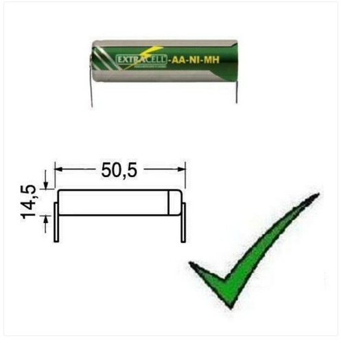 Batteria ricaricabile stilo - batteria,