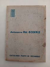FIAT  Autocarro Mod.  639 N2  Catalogo Ricambi ORIGINALE 1956