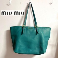 Autentica borsa tote in pelle di vitello Miu Miu - lusso casual - donna - usata