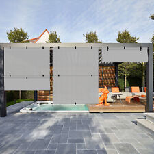 Tenda pieghevole avvolgibile grigia da esterno per patio veranda pergola balcone