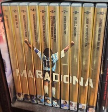 DIEGO ARMANDO MARADONA cofanetto di 10 DVD edito dalla "GAZZETTA DELLO SPORT"