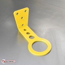 Anello Occhi Traino Corsa 90° Universale Corsa Motorsport Rally - Auto Gialla