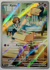 Pokemon TCG Ralts 211/198 Illustrazione Raro Set Scarlatto e Viola