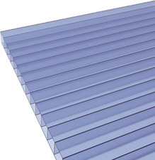 Lastra Policarbonato Alveolare Sp.6 Mm Trasparente (1050X580 Mm) Confezione 5 Pe