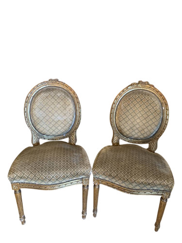 Coppia antiche sedie - coppia,