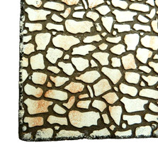 Pannello Sughero Dipinto - Pavimento Grande 50 x 100 Cm - Foglio Presepe Pastori