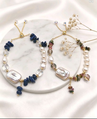 Bracciale vintage pietre - bracciale,