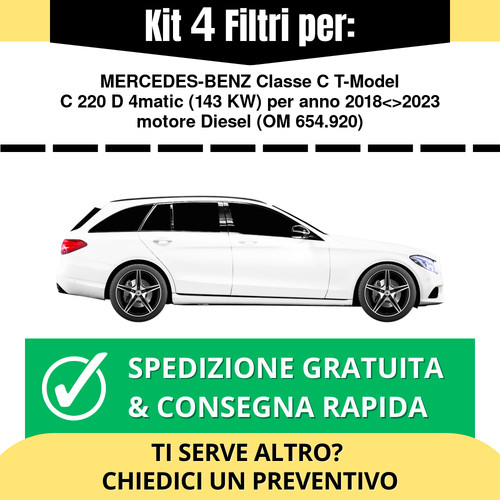 Kit tagliando filtri per - kit,