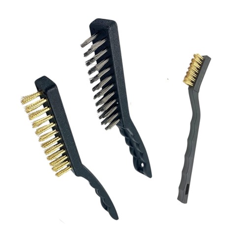 Spazzole acciaio set - spazzole,