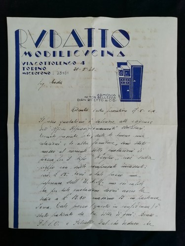 Carta intestata torino rubatto - carta,