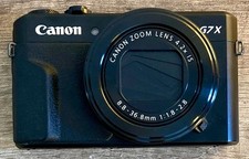 Canon PowerShot G7 X II, Black – Very Good Condition #507