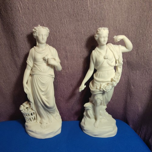 Coppia antiche statuine - di,