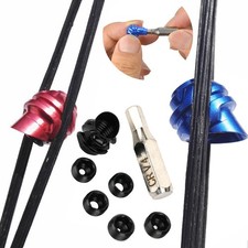 Kit Mirino Compound Bow Peep 37/45 Gradi Chiarificatore Lente Alluminio Bersaglio Tiro con l'Arco