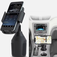 Portabicchieri Auto Supporto Telefono Universale Culla Regolabile Girevole 360°