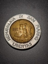 SAN MARINO - 500 LIRE - 1991