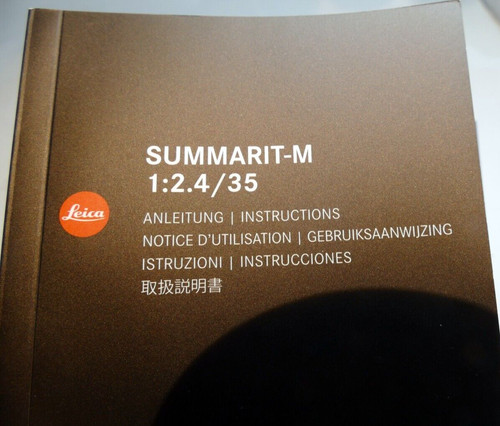 Leica summarit f2 - leica, 35