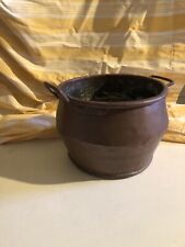 Pentola in rame antica a due