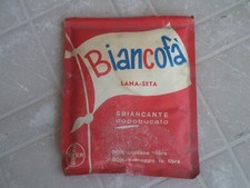 VECCHIA BUSTINA PIENA DETERSIVO SBIANCANTE BIANCOFA' BAYER - VINTAGE ANNI '60