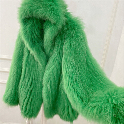 Cappotto vera pelliccia di - in,