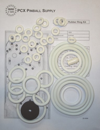 Kit anello gomma flipper