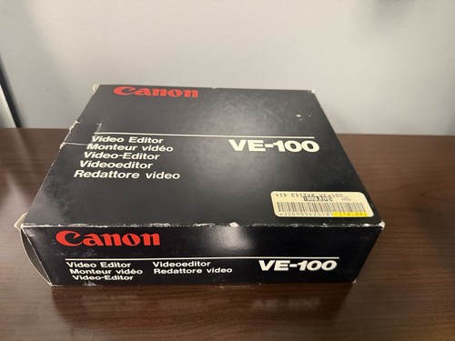 Canon 100 video editor - canon, ve-100