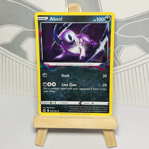 Carta pokemon absol 076 159 - carta,