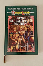 I DRAGHI DEL CREPUSCOLO D'AUTUNNO-DRAGONLANCE-ED.EUROCLUB 1988,DA MAGAZZINO