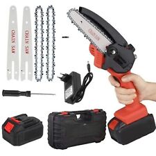 MOTOSEGA BATTERIA A 2 BATTERIE POTATURA  GIARDINAGGIO