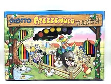 VINTAGE SET COLORI GIOTTO PREZZEMOLO MASCOTTE GARDALAND IL RANCH  SET GRANDE# I
