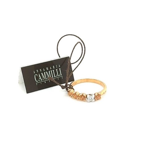 Anello cammilli fiori e - a.cammilli, 4