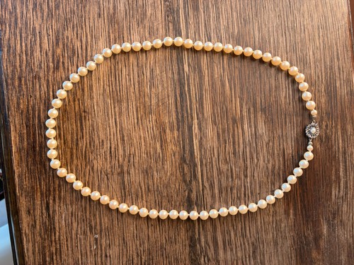 Collana vintage perle di - collana,