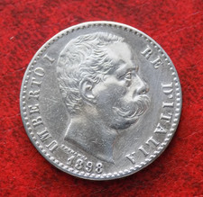 Lire 1898 rara umberto - ,