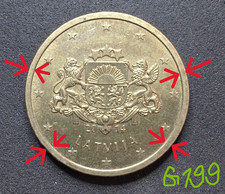 Latvia euro cent - cent,, 2014
