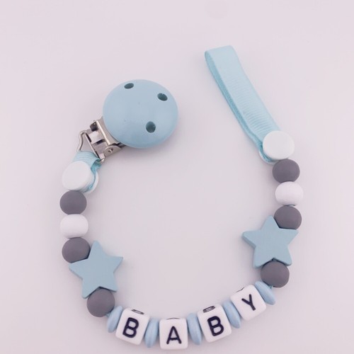 Personalised baby dummy chain - baby,