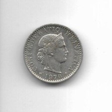 moneta 20 Rappen 1976 Confoederatio Helvetica