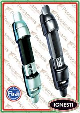 Porta mulinello Ignesti Fuji nero polished gomma nera