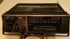 Autoradio vintage anni 80 Philips a cassette