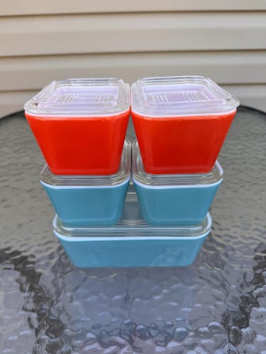 Piatti frigo vintage pyrex blu - frigo,