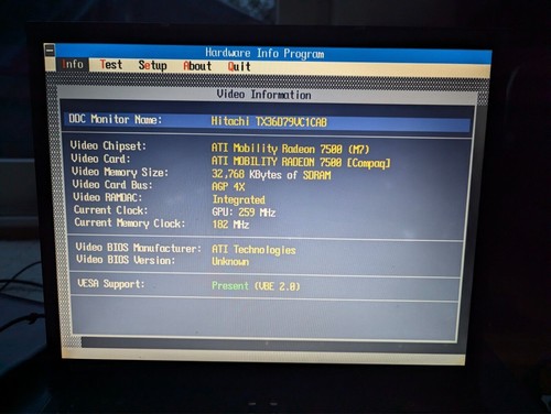Compaq evo n610c retrogaming - evo,