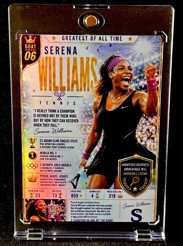 Serena williams goat series - williams,