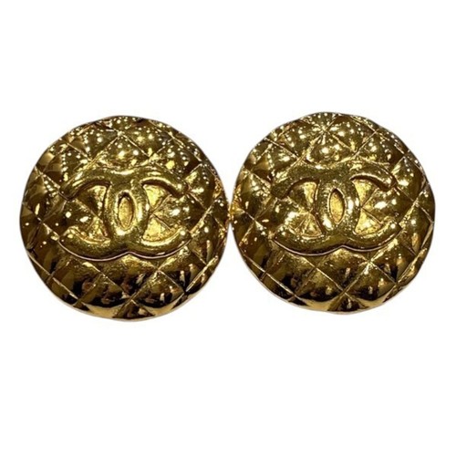 Chanel matelasse earrings - chanel,